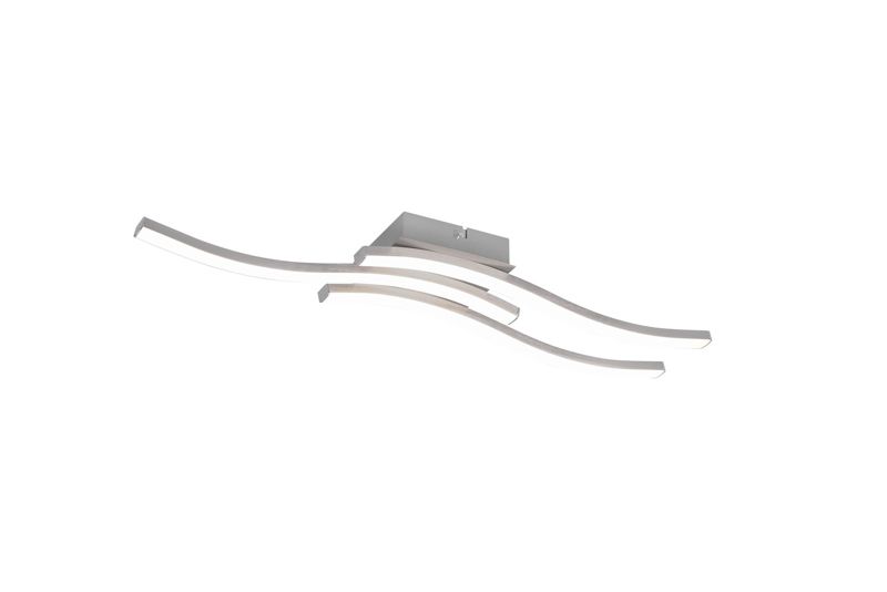 Lampa sufitowa wisząca RL Route 1733 srebrno-biała nowoczesna wbudowany LED 5W 1 szt.