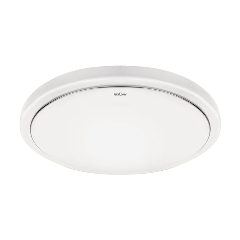 Plafon sufitowy Struhm Sola biały LED 18W 4100K 1235lm łazienkowy IP44 wym: 6,3 x 29 x 29 cm tworzywo sztuczne - 1 szt.
