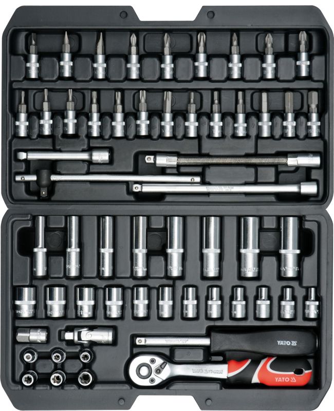 Zestaw narzędziowy Yato YT-14501 1/4" 56 szt.