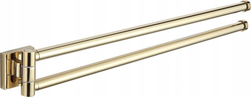 Wieszak na ręcznik Mexen Rufo złoty 47x6,5 cm 2 szt.