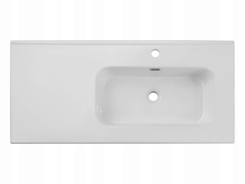 Umywalka meblowa Furnidea 100 cm wpuszczana z blatem biały połysk GO 2 1 szt.