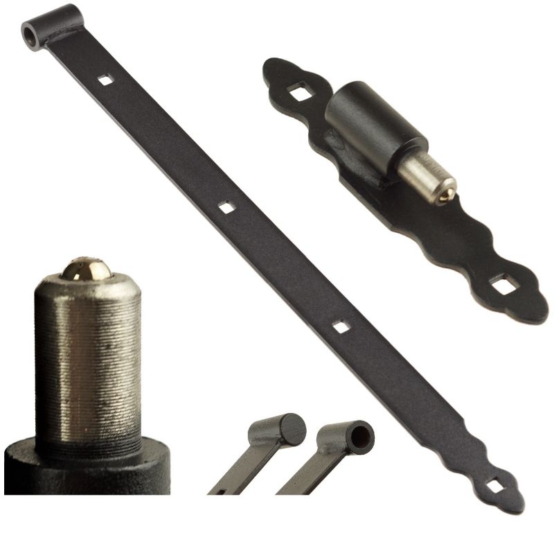 Zawias FEINZ Pasowy Czarny Bramowy Garażowy Do Bram Z Kulką Łożyskową 800 Mm 1 szt.