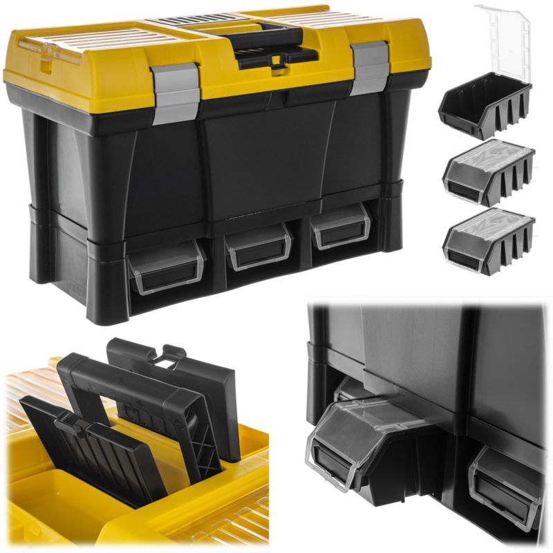 Skrzynka Narzędziowa KADAX Organizer Na Narzędzia Pro Skrzynia Warsztatowa System 1szt.
