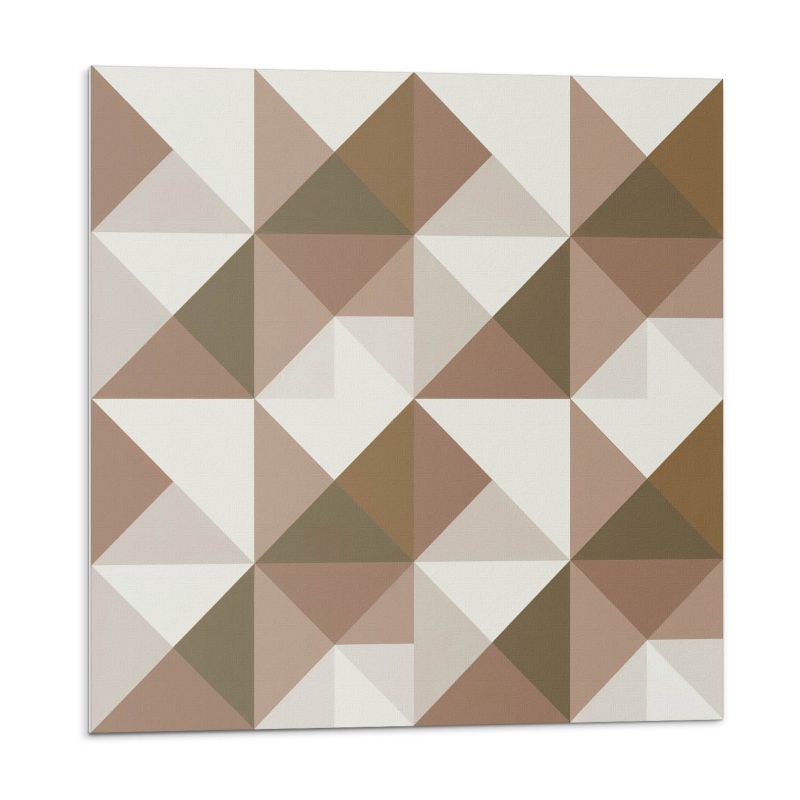 Kafelki samoprzylepne Wallfluent 30x30 cm Wzór trójkątny w minimalistycznym wydaniu 9 szt.