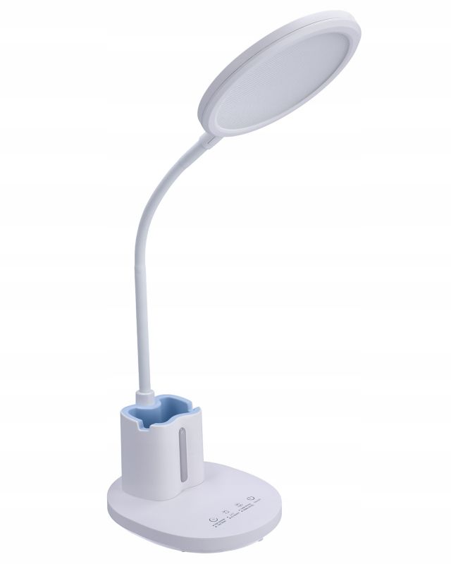 Lampka biurkowa JUMI na biurko stołowa z pojemnikiem szkolna 1 szt.