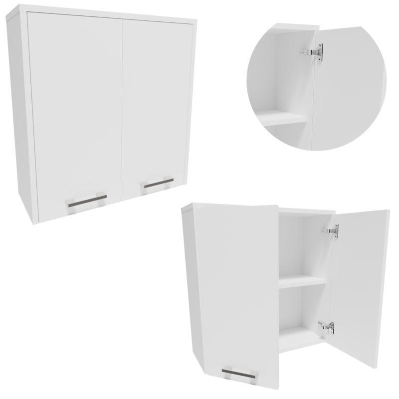 Szafka łazienkowa Matkam FW60BIA wisząca 60cm biała 1 szt.