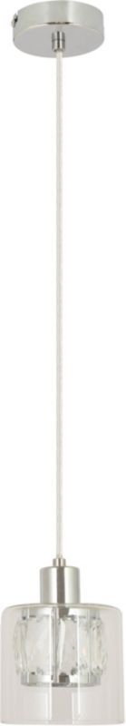 Lampa wisząca Elmo 1-punktowa E14 chrom