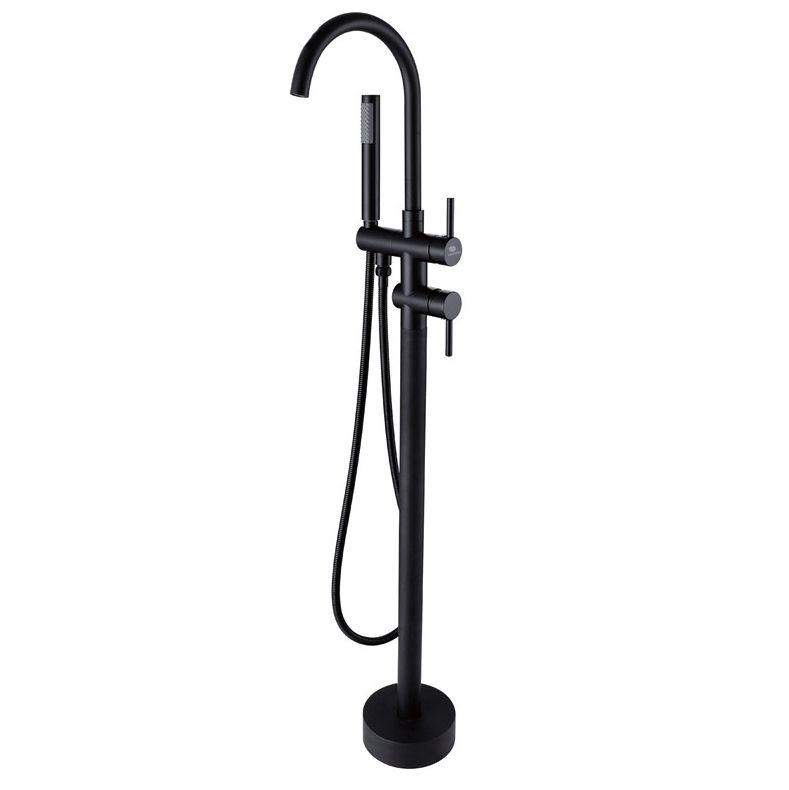 Bateria wannowa Lauferi RANEA mosiężna wolnostojąca czarna retro 1 szt.