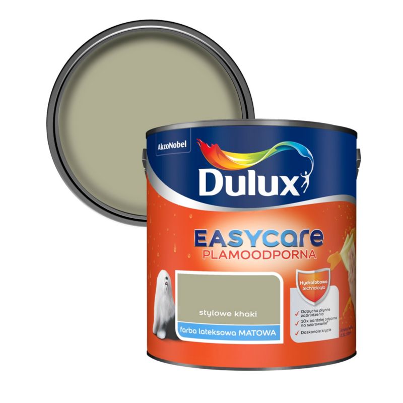 Farba Dulux EasyCare stylowe khaki 2,5 l