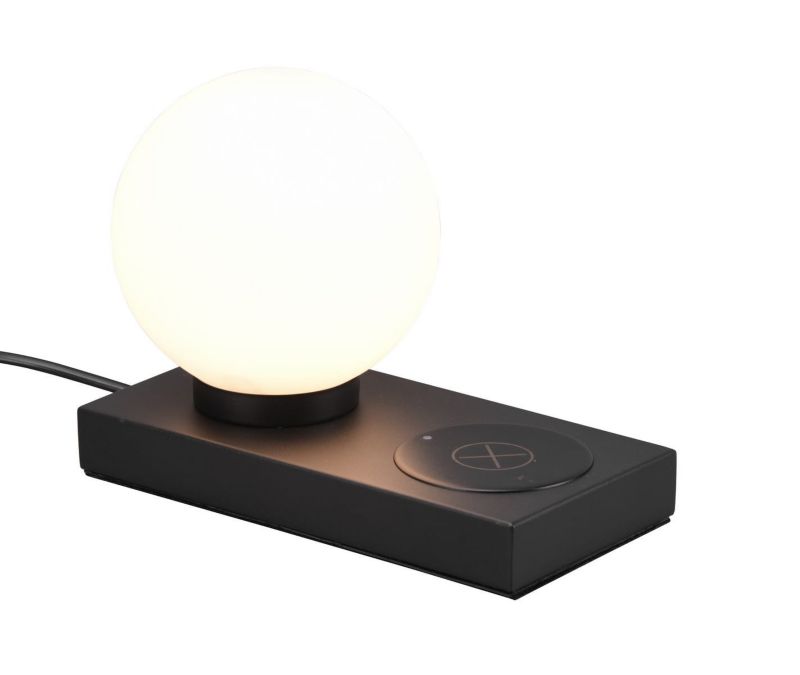 Lampa stołowa RL Chloe czarno-biała 1 x E14 x 40W IP20 wym: 15 x 20 x 10 cm metal - 1 szt.