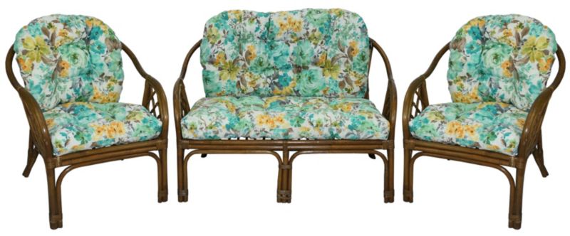 Poduszki na meble rattanowe AMPO komplet zielony 1 kpl.