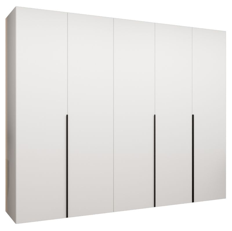 Szafa uchylna otwierana ALICANTE 1 250 wys 202 cm Biały + Czarny 1 szt