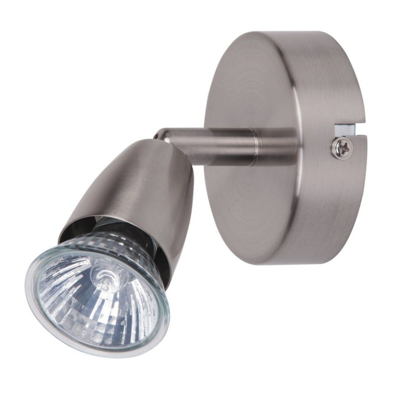 Kinkiet ścienny Rabalux Norman chrom satyna styl nowoczesny 1 x GU10 x IP20 wym: 11 x 11 x 12 cm - 1 szt.