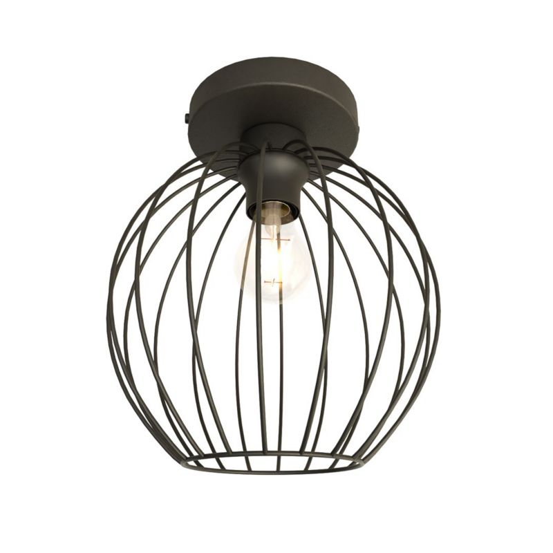 Lampa sufitowa wisząca Emibig Nest 0306 czarna industrialna 1xE27 x 15W 1 szt.