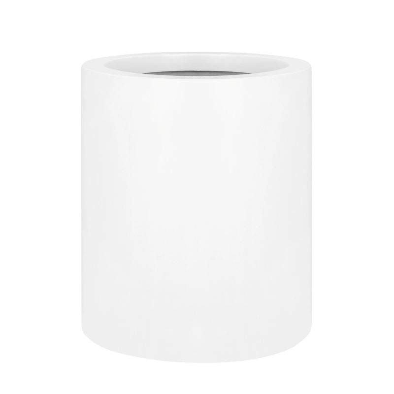 Doniczka Z Włókna Szklanego Na Taras Do Domu Zadora D901N biały Mat 1 szt