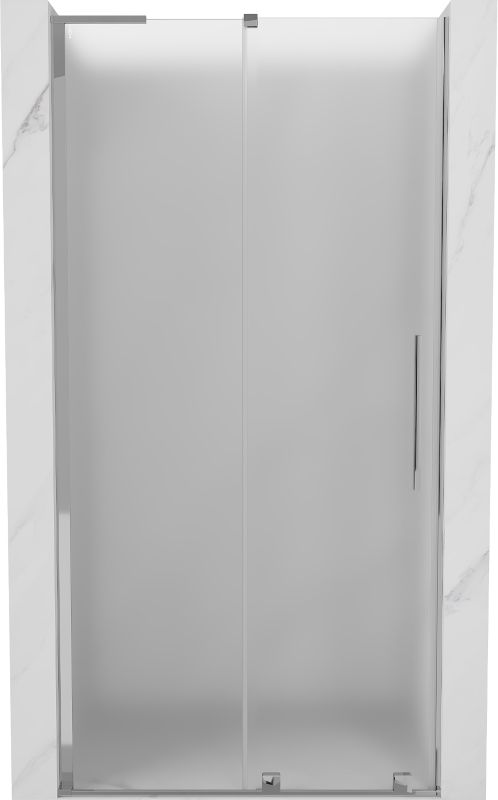 Drzwi prysznicowe Mexen Velar L szron 110 cm chrom 1 szt.