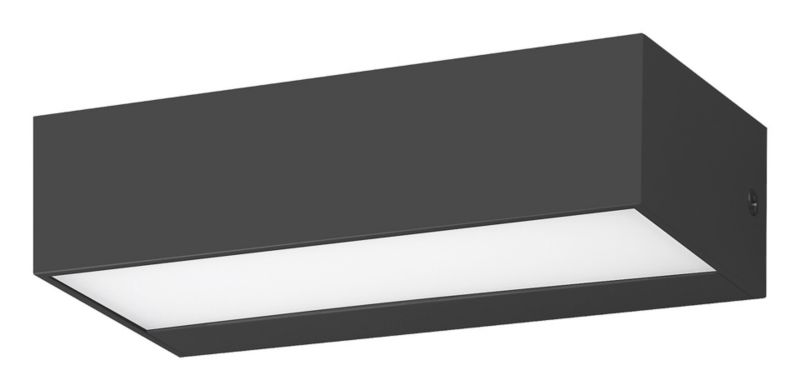 Kinkiet ścienny zewnętrzny Rabalux Halden czarno-biały LED 9W 4000K 640lm IP65 wym: 8 x 17 x 4,6 cm tworzywo sztuczne - 1 szt.