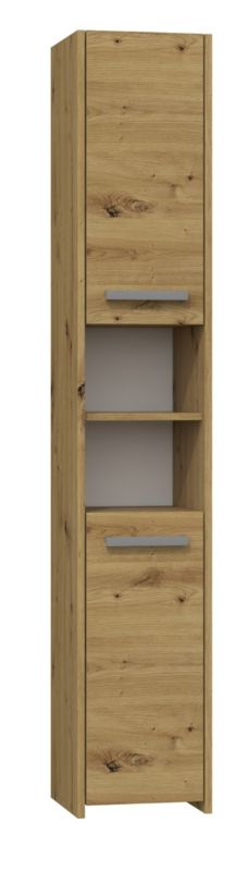 Szafka Łazienkowa Topeshop Regał Słupek S30 Dąb Artisan 30x30x170 cm 1 szt.