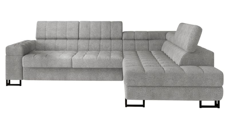 Narożnik z funkcją spania MIRJAN 24 Laris prawy jasnoszary 1 szt.