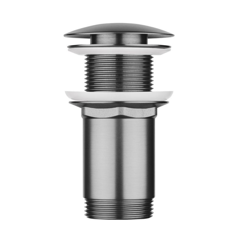 Korek do umywalki Oltens Rovde Klik Klak okrągły grafitowy bez przelewu 1 szt.