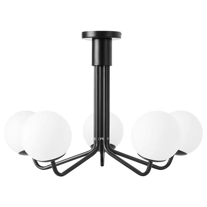Lampa Sufitowa Wisząca Toolight App1578-5Cp Czarny
