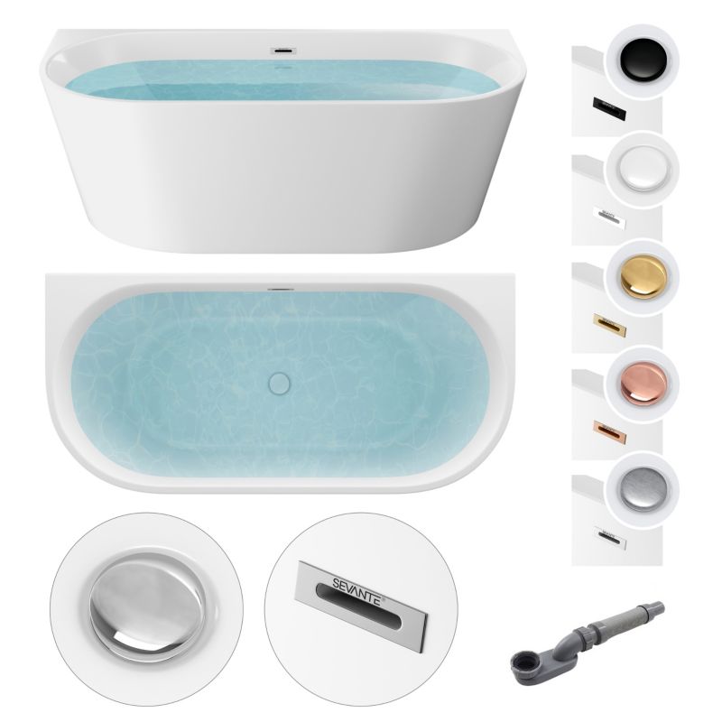 Wanna wolnostojąca biała Loge Sevante 170x80 cm 1 szt.