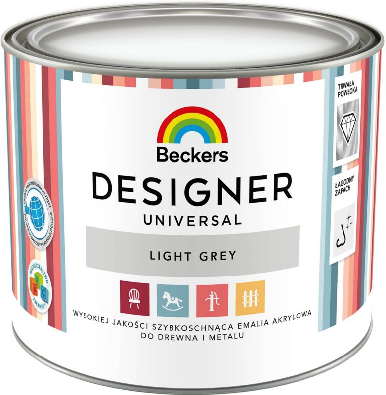 Emalia Beckers Light Grey 0,5 l