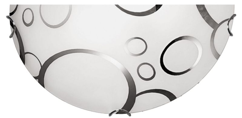 Plafon sufitowy Candellux Doka chromowany czarny 1 x E27 x IP20 wym: 15 x 30 x 9 cm - 1 szt.