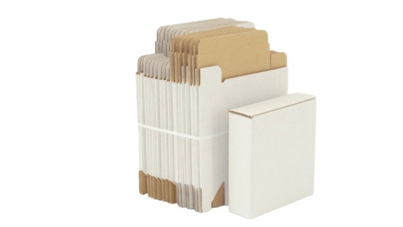 Pakiet - Karton Neopak wykrojnikowy 130x40x140mm F215 Biały - 100 szt.