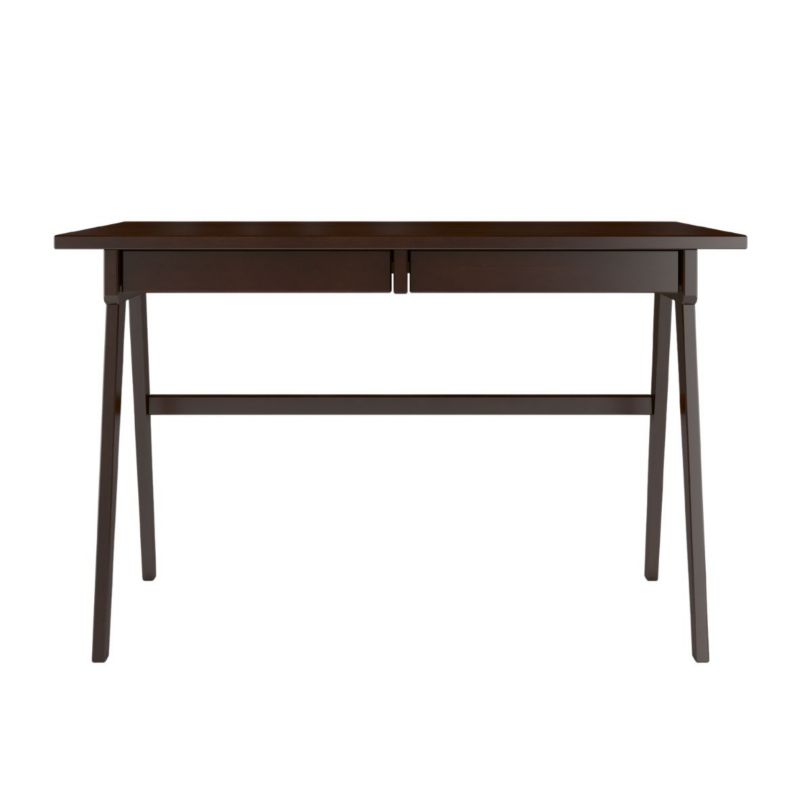 Drewniane bukowe biurko z szufladami Visby EDDA palisander 1 szt.