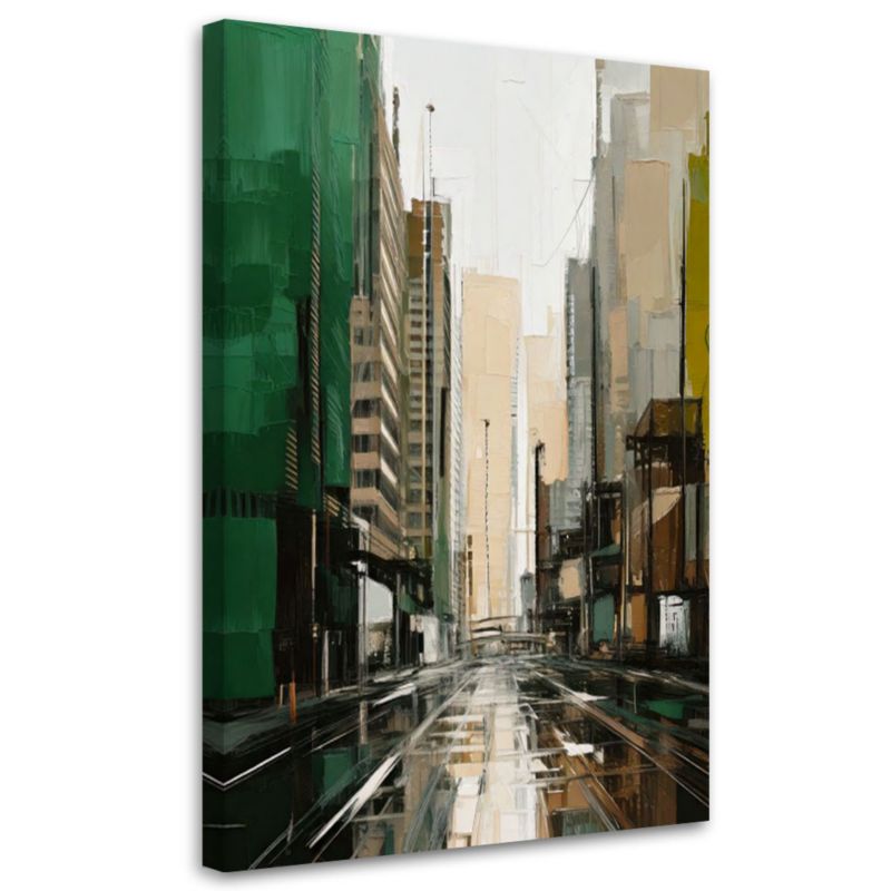 Obraz do salonu Feeby Miasto Ulica Nowoczesna 70x100cm 1szt