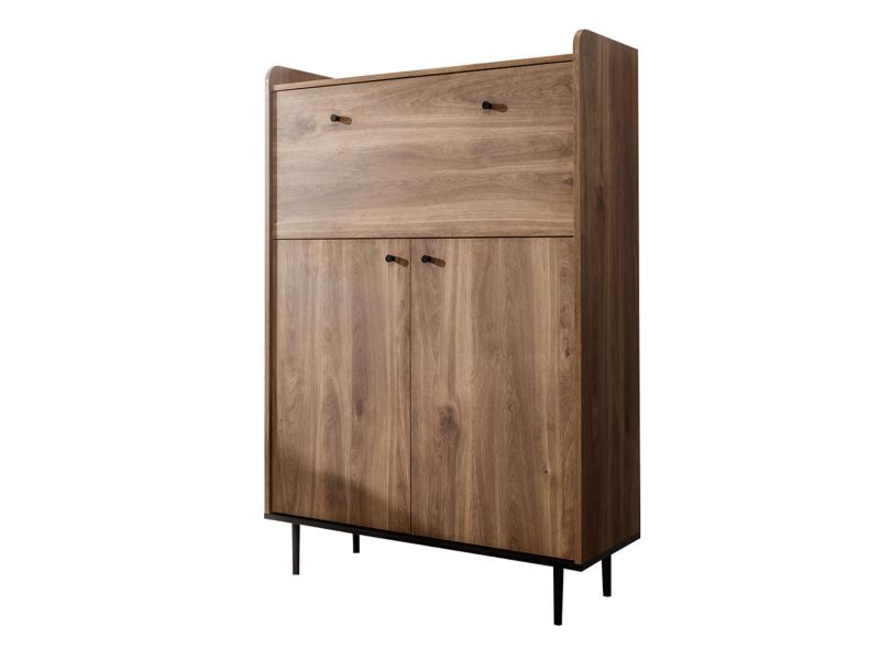 Komoda MIRJAN 24 Vasina VS-03 brandy castello + czarny 1 szt.