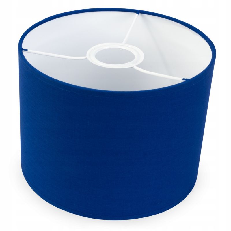 Abażur do lampy wiszącej stołowej Light Home LH okrągły E27 granatowy 20cm 1szt.