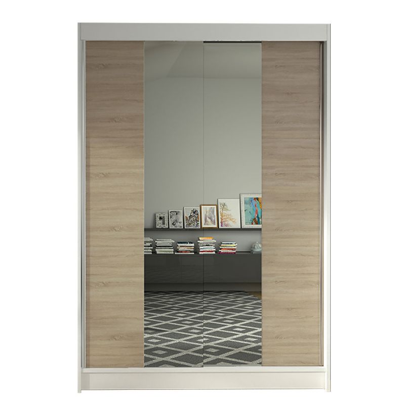 Szafa MIRJAN 24 z drzwiami przesuwnymi Lino II biały/dąb sonoma 1 szt.