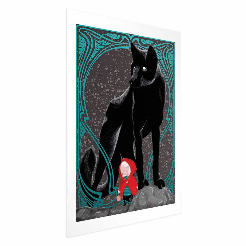 Plakat Artgeist Czerwony kapturek 40x60 cm bez ramy 1 szt