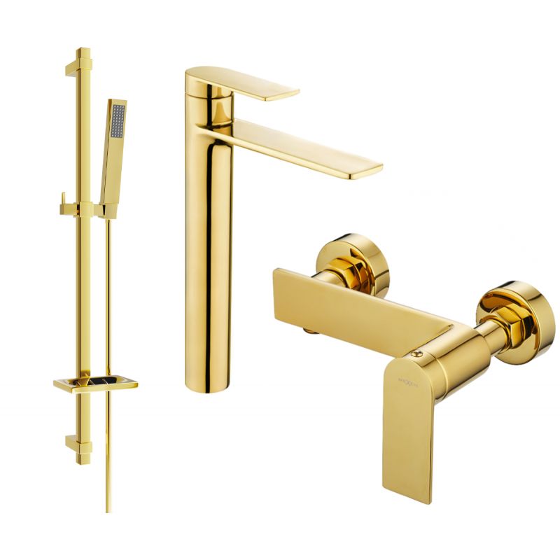 Zestaw prysznicowy Mexen Zero złoty 71114DQ02-50 1 szt.