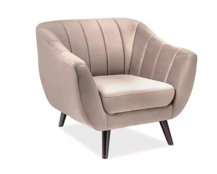 Fotel Signal tapicerowany ELITE 1 VELVET beżowy 1 szt