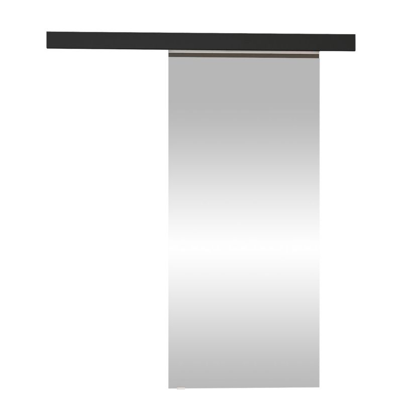 Drzwi przesuwne wewnętrzne MIRJAN 24 Rubi II 70 + samodomykacz czarny 1 kpl.