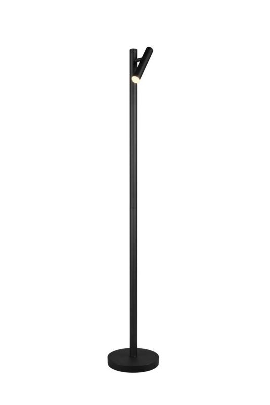 Lampa podłogowa stojąca RL Gomez czarny matowy LED 3W 3000K-6500K 300lm do czytania wym: 130 x 22 x 22 cm - 1 szt.
