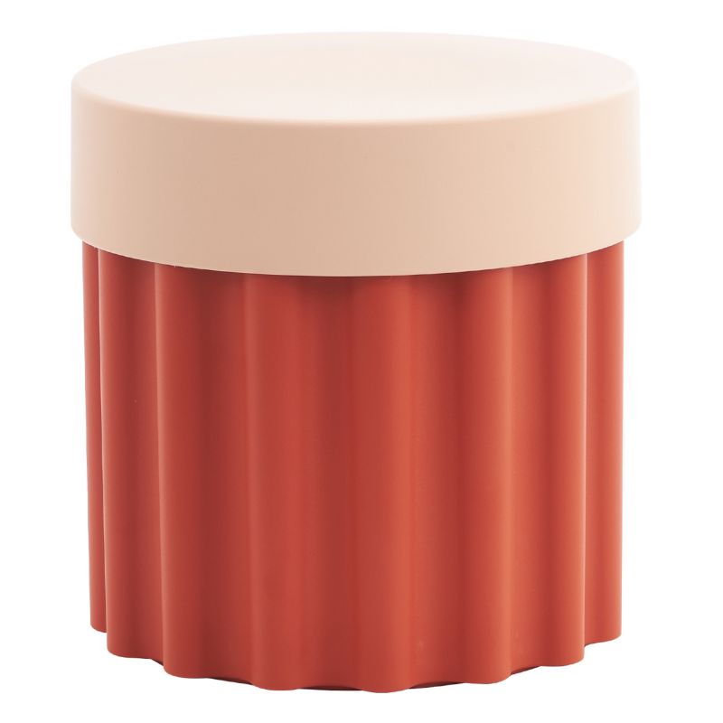 Stolik Pomocniczy Scott Howhomely Plastikowy Czerwony Minimalistyczny Dziecięcy 36X37 Cm 1 Szt.