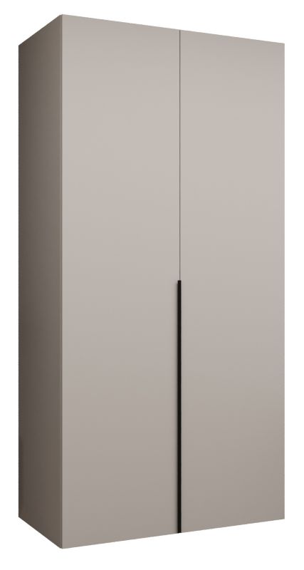 Szafa uchylna otwierana ALICANTE 1 100 wys 202 cm Kaszmir + Czarny 1 szt