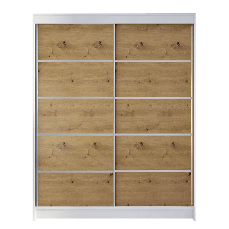 Szafa MIRJAN 24 z drzwiami przesuwnymi Camino IV biały/dąb artisan 1 szt.