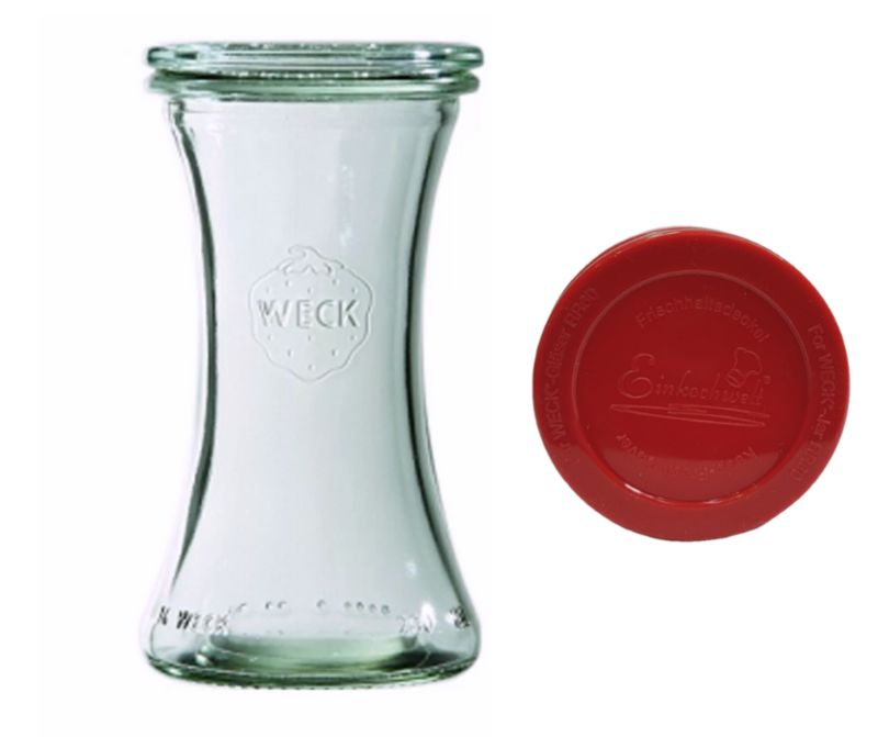 Słoik MODO24 Weck 200 ml fi 60 deli silikonowe wieko 1 kpl.