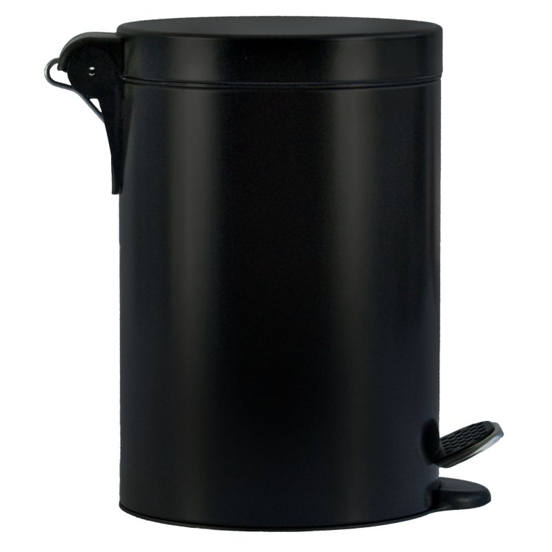 Kosz na śmieci Rodeno czarny 3L stal nierdzewna 1 szt.