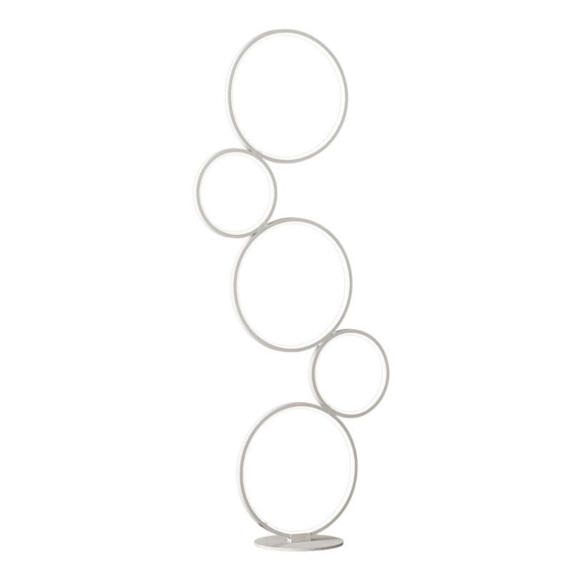 Lampa podłogowa stojąca Trio Rondo biała LED 36W 3000K 3200lm wym: 115 x 47 x 20 cm - 1 szt.