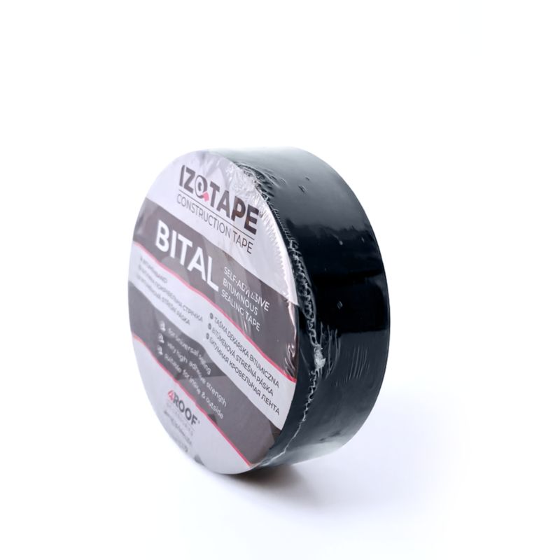 Taśma dekarska bitumiczna 4ROOF IZOTAPE BITAL 50mm 10mb kolor grafit (7016) bardzo elastyczna uszczelniająca 1szt.