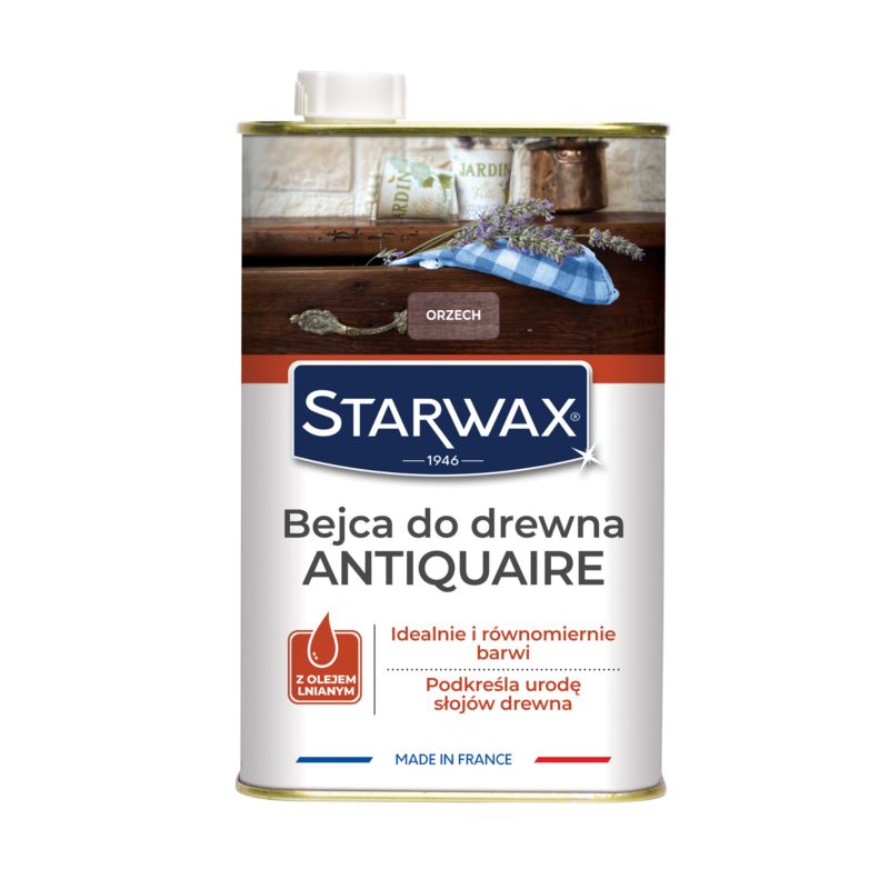 Bejca do drewna surowego Starwax orzech 0,5 l