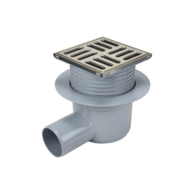 Wpust kanalizacyjny Instadrain boczny 5 cm nierdzewny 10 x 10 cm