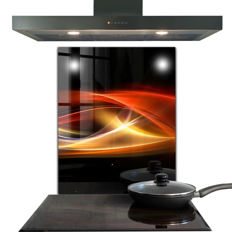 Lacobel Wallfluent 60x80 cm Abstrakcja Wibrująca Energia Szklany 1 szt.