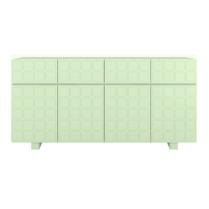 Komoda z frontami 3D Skandica CUBO long zielony 169cm 1 szt.